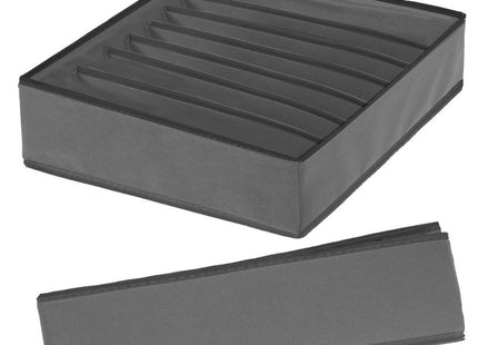 Organizer | 7 Vakken | Grijs/Zwart | 30 x 30 cm