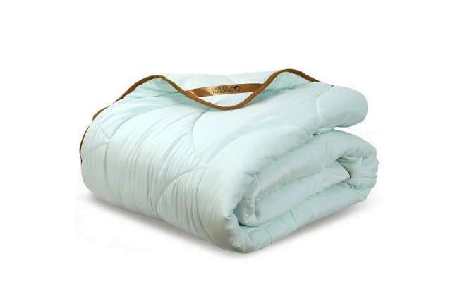2-in-1 Dekbed - 200 x 220 cm - Seladongroen - Dekbed zonder overtrek - Anti Allergie & Ademend - All Year Dekbed - Zomerdekbed & Winterdekbed