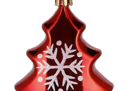 Kerstballen | 72 Stuks | Rood/Wit