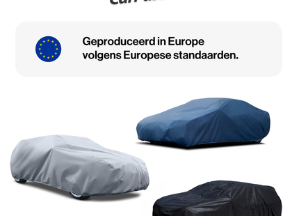 CarPassion Premium Autohoes - Beschermhoes - Waterdicht & Vorstbestendig - Maat L - Blauw - 430 x 455 cm