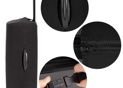 Kofferhoes - Beschermhoes Voor Reiskoffer - Wasbare Hoes - Elastisch - Maat M - 180 g/m² - 24 X 45 X 65 Cm