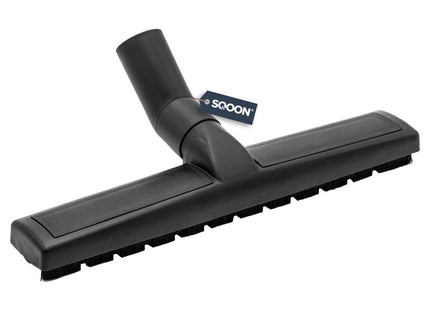 SQOON® Harde Vloeren Zuigmond  - 36 cm breed - Met rubberen wieltjes & extra lang nylon haar - Geschikt voor parket en tegels - 38 mm