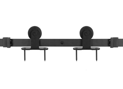 Schuifdeursysteem | Schuifdeuren & Toebehoren | Bladdikte 35-45 mm | 183 cm | Tot 100 kg | Zwart