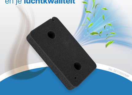 SQOON® Polyurethaan Filter – Geschikt voor Miele Wasdrogers – Vervangt Origineel 9499230 – 220x130x30 mm
