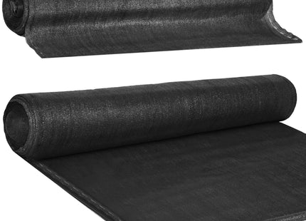 Zichtbreeknet | Zichtdoek | Privacynet | Schaduwdoek | Rol 1,5 x 10 m | 90 % Schaduw | 140g/m² | Zwart