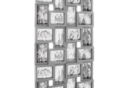 Fotolijst - 24 Foto's - Collage - Staand/Liggend - 86 x 57 cm - Grijs