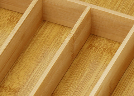 Bestekbak - Bestekhouder - Bestek Organizer - Bamboe - 25x35x5 CM