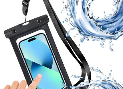 Waterdichte Telefoonhoes | Drybag | 20.5 x 11.5 cm | Transparant