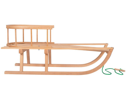 Slee + rugleuning | Gelakt Beukenhout | Neutraal