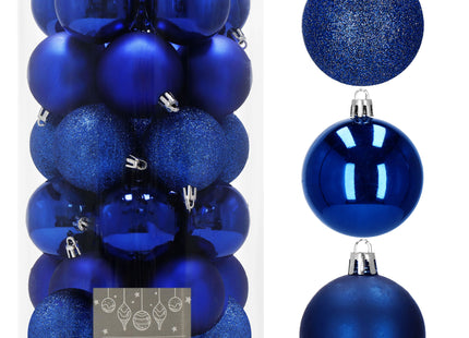Kerstballen | 30 Stuks | 6 cm | Marineblauw