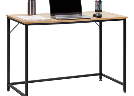 Bureau – Werkbureau – Computer Bureau – Bureautafel – 100 x 50 x 76 cm – 50 Kg - industriële - Zwart/Naturel