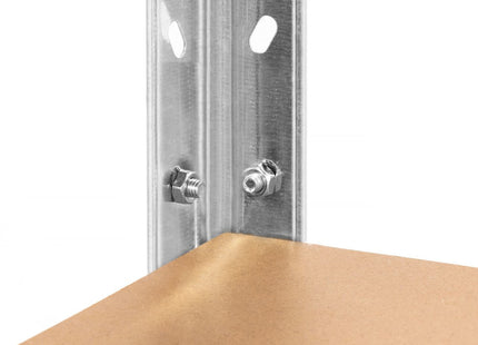 Opbergrek - Stellingkast - 1000 KG -Metaal - 205 x 120 x 45 cm