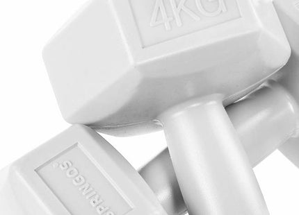 Dumbbell Set - 4 KG - Lichtgrijs - Oefengewichten