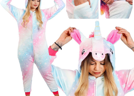 Onesie Volwassenen | Eenhoorn | Maat M | Multicolor
