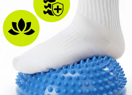 Massage Bal | Set Van 2 | Triggerpoint Bal | Massage | Massage Accessoires | Blauw | 9 cm