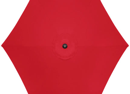 Parasol | Parasols | Kantelbaar | Met Ventilatie | Rood | 250 cm