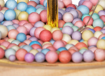 Roos | Valentijn | Rozen | LED | 22 cm | Goud/Kristal/Naturel | Warm wit