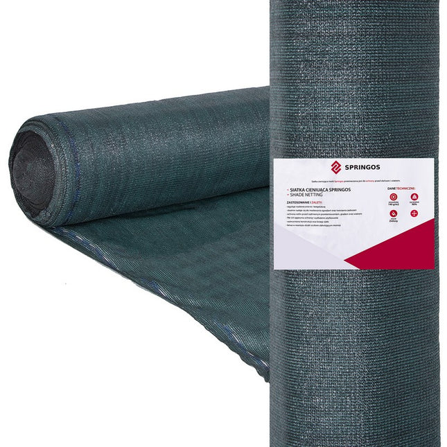 Zichtbreeknet | Rol 1,5 x 25 m | 90 % Schaduw | 140g/m2 | Groen