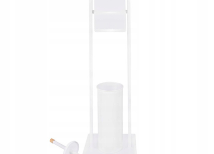 Toiletbutler | Toiletrolhouder | Toiletborstel met houder | Toiletaccessoire | Wit