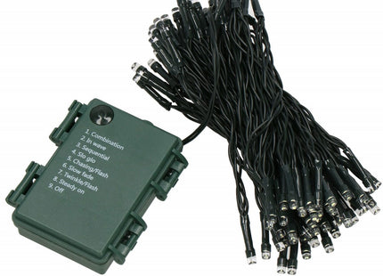 Kerstverlichting | 5,5 m | Batterij | 50 LED | Warm Wit