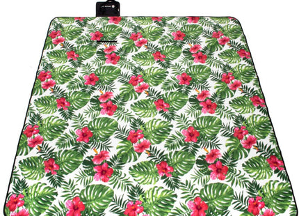 Picknickkleed | Picknickdeken | Buitenkleed | Picknick | 200 x 200 cm | Groen/Roze/Wit