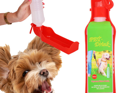 Waterfles - Drinkbak - Reisfles - Rood - 500 ML