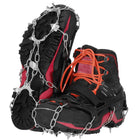 Sneeuwgripzolen - Sneeuwijzers - Spikes voor Schoenen - Anti-Glij Ijzers - Anti Slip - Zilver - Zwart - 36-40