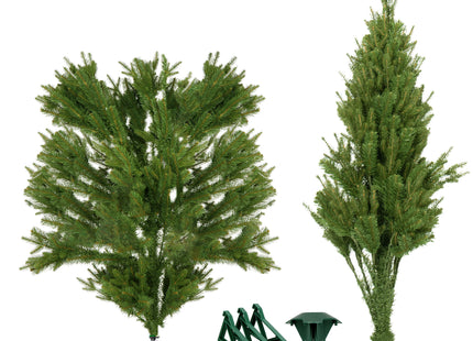 Kunstkerstboom | Natuurlijk Sparrenhout | 120 cm | Zonder Verlichting