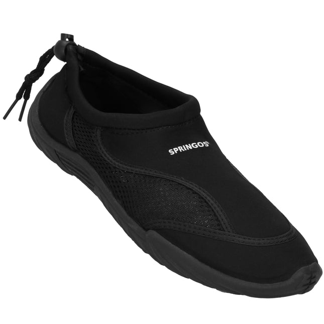Waterschoenen - AQUA Shoes - Sneldrogend - Rubber - Unisex - Zwart - Maat 46