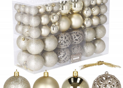 Kerstballen | 100 Stuks | Goud Tinten