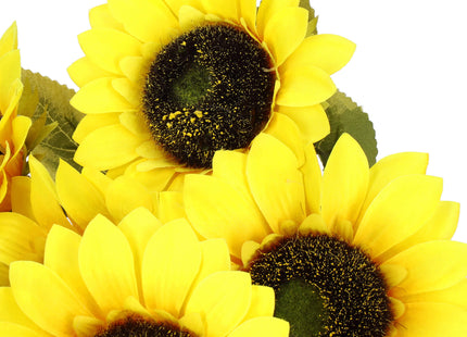 Kunstbloem - Kunstplanten - Kunstzonnebloemen - Inclusief Pot - 2 Stuks - Decoratief