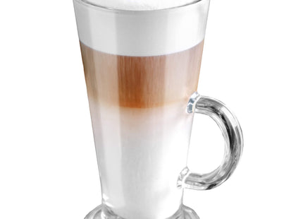Latte - Dessertglazen Set van 6 - Handvat - 280 ML