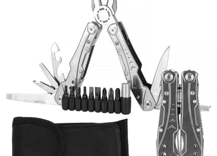 Multitool | Gereedschap | 11 Functies | Zilver/Zwart