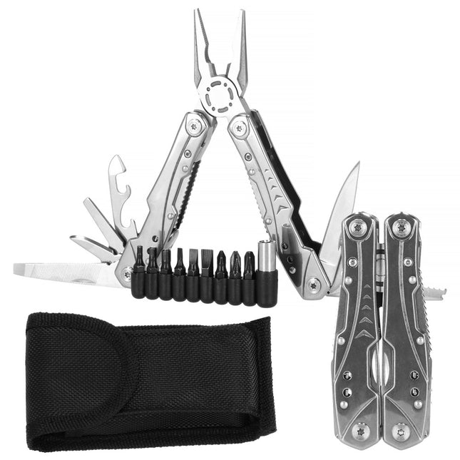 Multitool | Gereedschap | 11 Functies | Zilver/Zwart