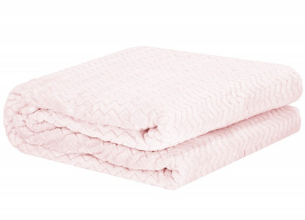 Plaid | Sprei | Deken | 160 x 200 cm | Lichtroze