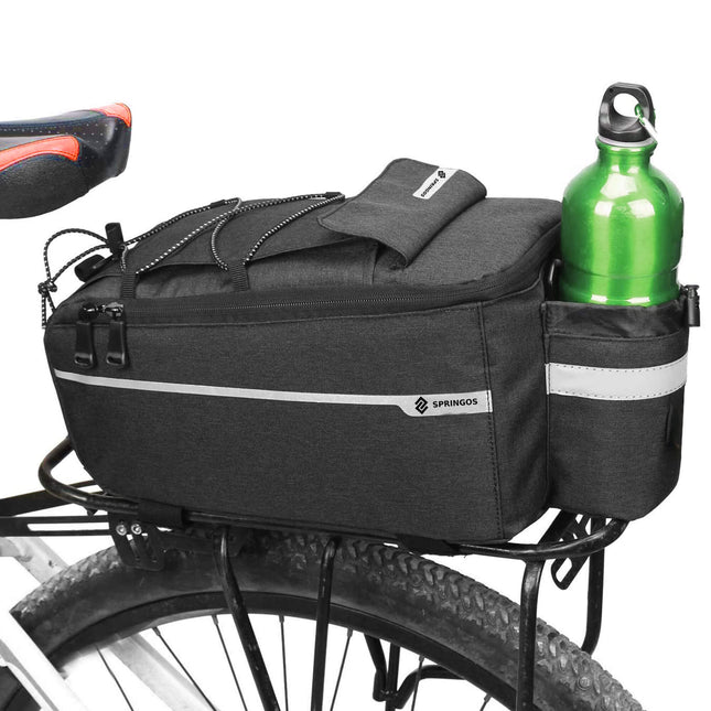 Fietstas - Bagagedrager - Polyster -  Aluminium - 8.5 L - Zwart