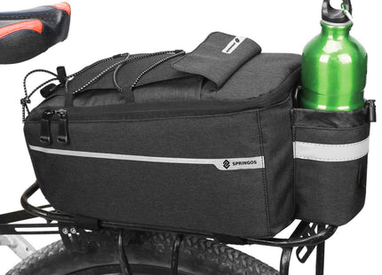 Fietstas - Bagagedrager - Polyster -  Aluminium - 8.5 L - Zwart
