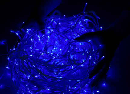 IJspegel Verlichting | 8 m + 2.5 m Snoer | 200 LED | Blauw | Koppelbaar
