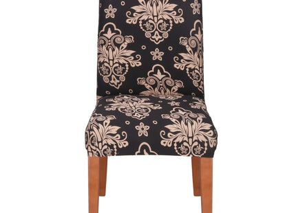 Stoelhoes - Voor Eetkamerstoelen - Met Stretch - Zwart/Beige
