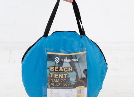 Strandtent | Pop-Up Strandtent | UV Filter | Inclusief Draagtas | 160 X 140 X 110 CM | Blauw