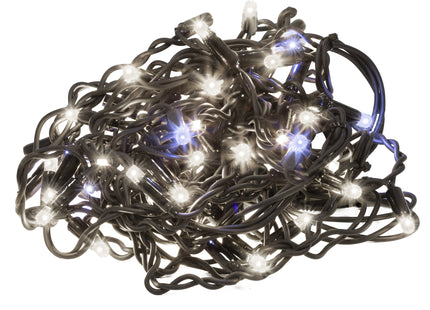 Lichtgordijn | IJspegel Verlichting | 50 LEDs | Koud wit + Koud wit flits | 2,5 M