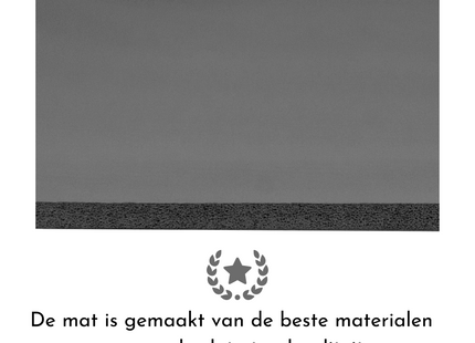 Yoga Mat | Extra Dik (15 mm) | Grijs
