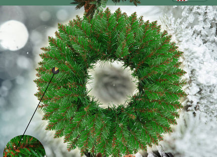 Kerstkrans | Kerst Decoratie | Groen | 45 cm