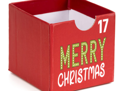 Adventskalender | 24 Delig | Papier | Cadeau Box