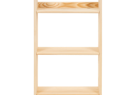 Wandplank - Boekenplank - Ophangbaar - Kruidenplank - Naturel - Grenenhout - 10 Kg - 74x45x20 cm - 2 Stuks - 3 Niveaus