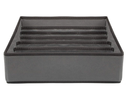 Organizer | 7 Vakken | Grijs/Zwart | 30 x 30 cm