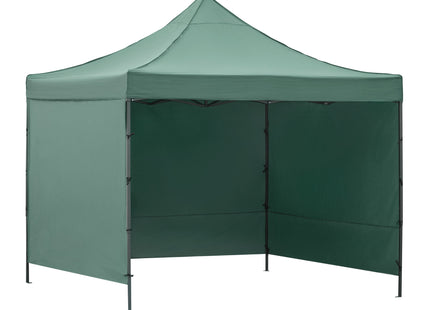 Partytent - 300x300xcm - Hoogte Verstelbaar - PVC - Polyester - Harmonica- Frame - Groen