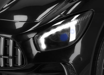 Elektrische Mercedes AMG GTR-S - Elektrische Auto - 12 V Accu - AUX - Aangedreven - Afstandsbediening - Kunststof - Metaal - Zwart - Rood