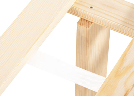 Tweepersoonsbed - Met Lattenbodem - Massief - Naturel -  200x160 CM