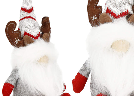 Kerstkabouter - Kerstrendier - Kerstversiering - Stof - 27 cm